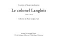 Le colonel Langlois : un peintre de l'épopée napoléonienne, 1789-1870