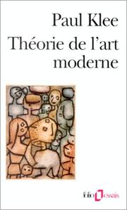 Théorie de l'art moderne / Paul Klée