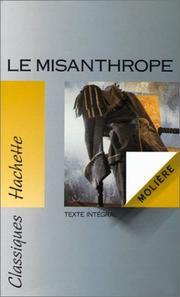 Le Misanthrope / Molière
