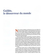 Galilée : le découvreur du monde