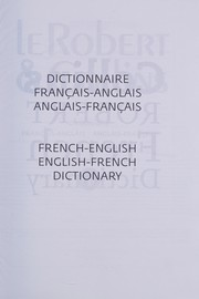 Le Robert & Collins senior : dictionnaire français-anglais, anglais-français