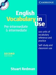 English Vocabulary in Use : Pre-Intermediate and Intermediate