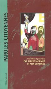 Paroles citoyennes / Albert Jacquard