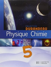 Physique, Chimie, 5e