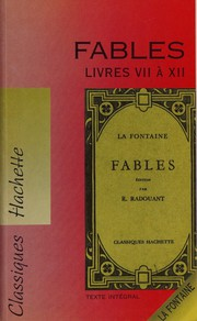 Fables, Livres VII à XII : texte intégral / Jean de la Fontaine