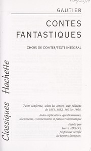 Contes fantastiques / Théophile Gautier