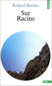 Sur Racine / Roland Barthes