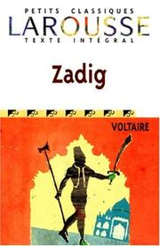 Zadig ou la Destinée / Voltaire