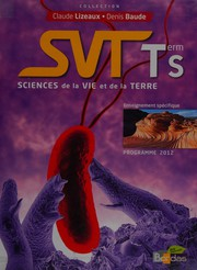 SVT, Term S,Sciences de la Vie et de la Terre, terminale S, enseignement spécifique : programme 2012 : petit format