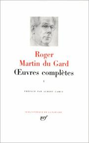 Jean Barois; Les Thibault / Roger Martin Du Gard