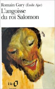 L'Angoisse du roi Salomon / Romain Gary