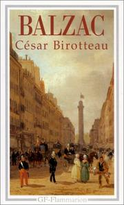 César Birotteau / Honoré de Balzac ; éd. Gérard Gengembre