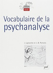 Vocabulaire de la psychanalyse